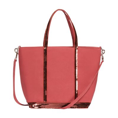 Vanessa Bruno Canvas S Cabas Tote In Pink