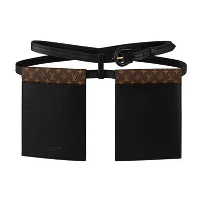 Louis Vuitton Lv Pockets 20mm Belt In Black