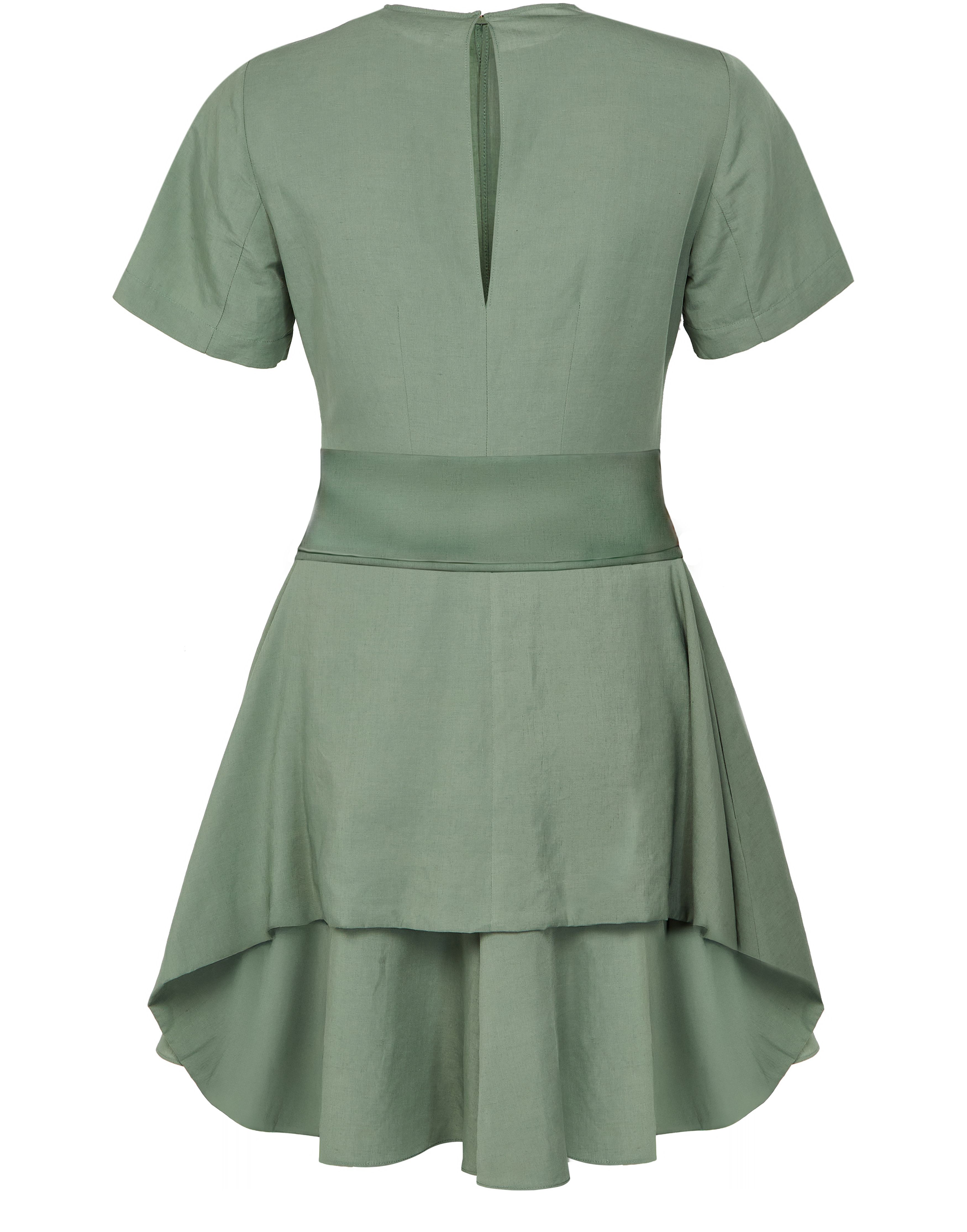 Pebble dress in viscose and linen thumbnail 3