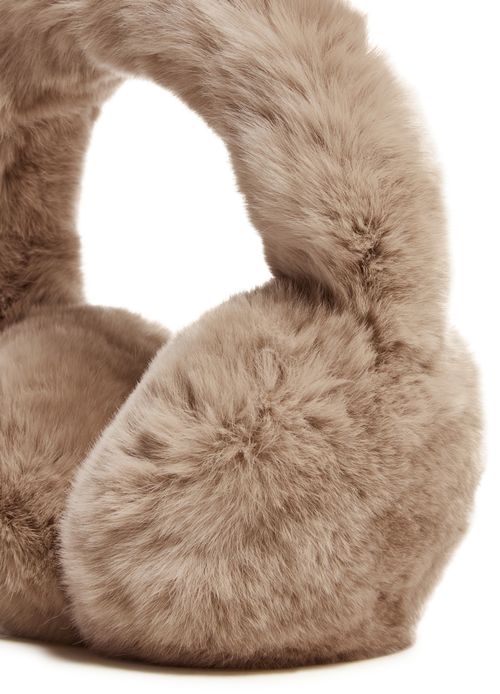 YVES SALOMON Ohrenschützer aus Rex-Kaninchenfell