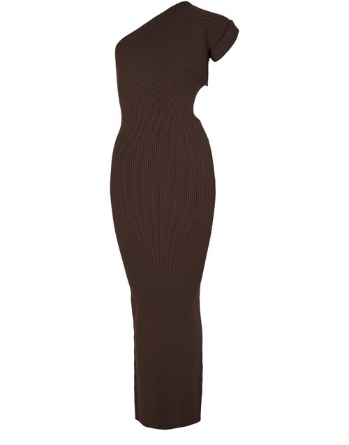 MAX MARA Arda one-shoulder ribbed maxi dress