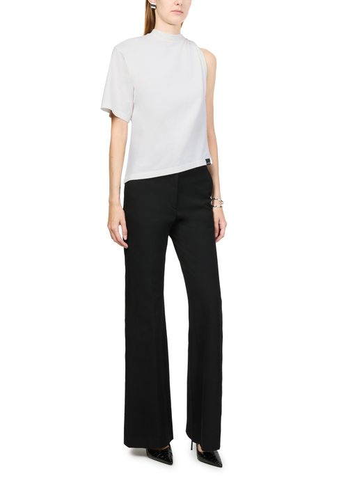 COURREGES Asymmetrisches T-Shirt mit Twist