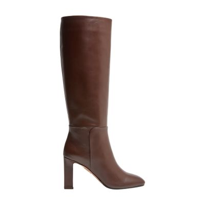 Aquazzura Sellier 85 Boots In Brown