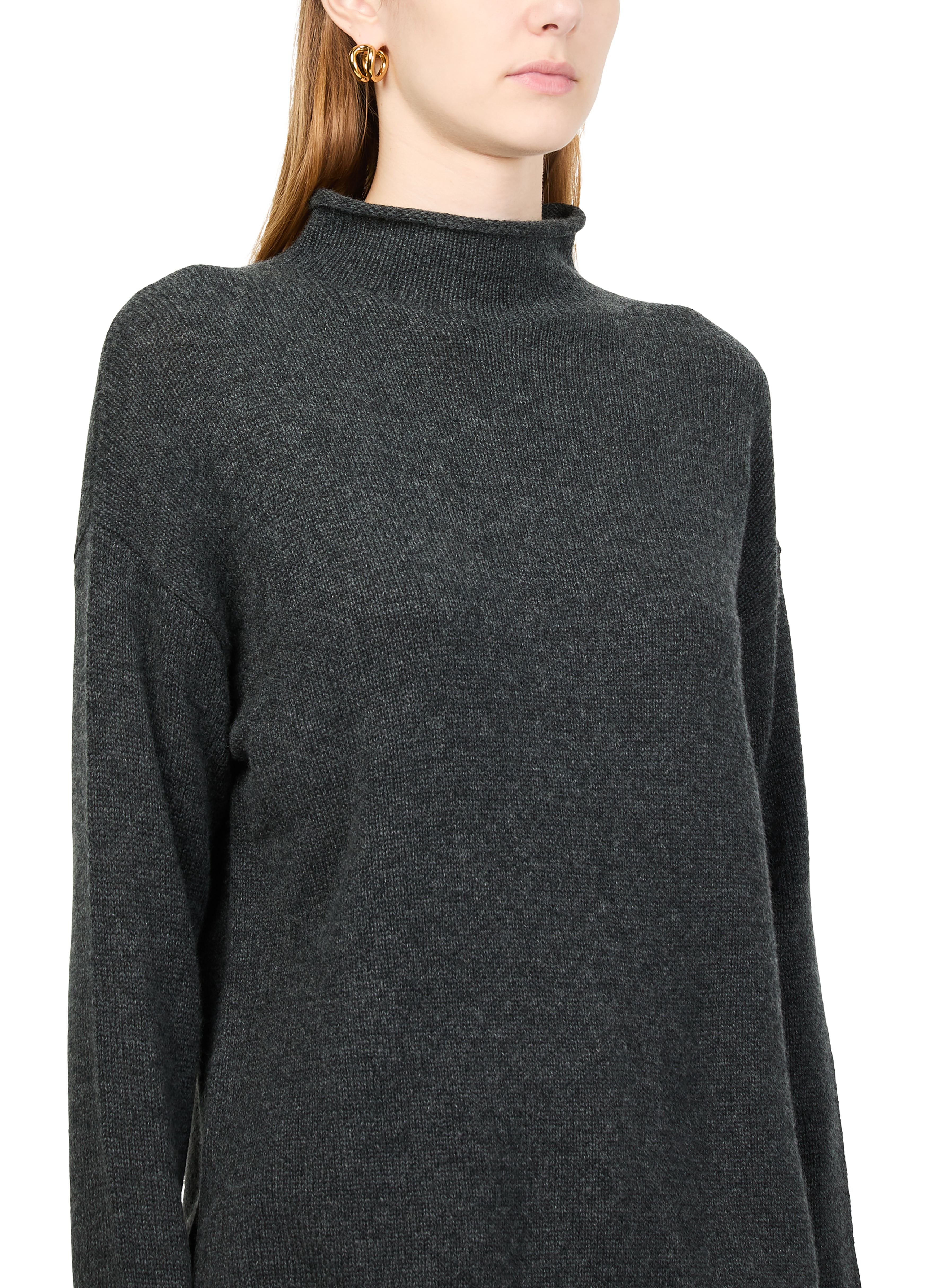 Sweater with large high neck thumbnail 3