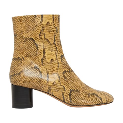 Isabel Marant Laeden Ankle Boots In Natural