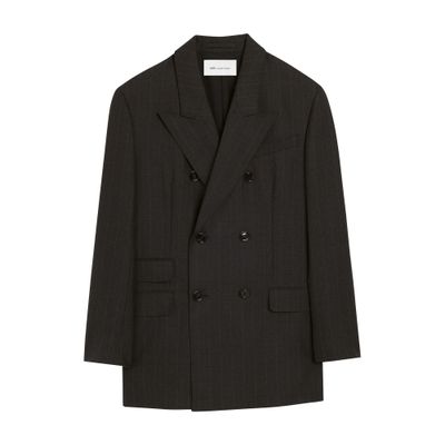 Ami Alexandre Mattiussi Double-breasted Blazer In Grey