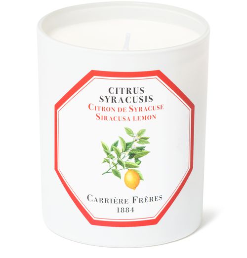 CARRIERE FRERES Scented Candle Siracusa Lemon - Citrus Syracusis 185 g