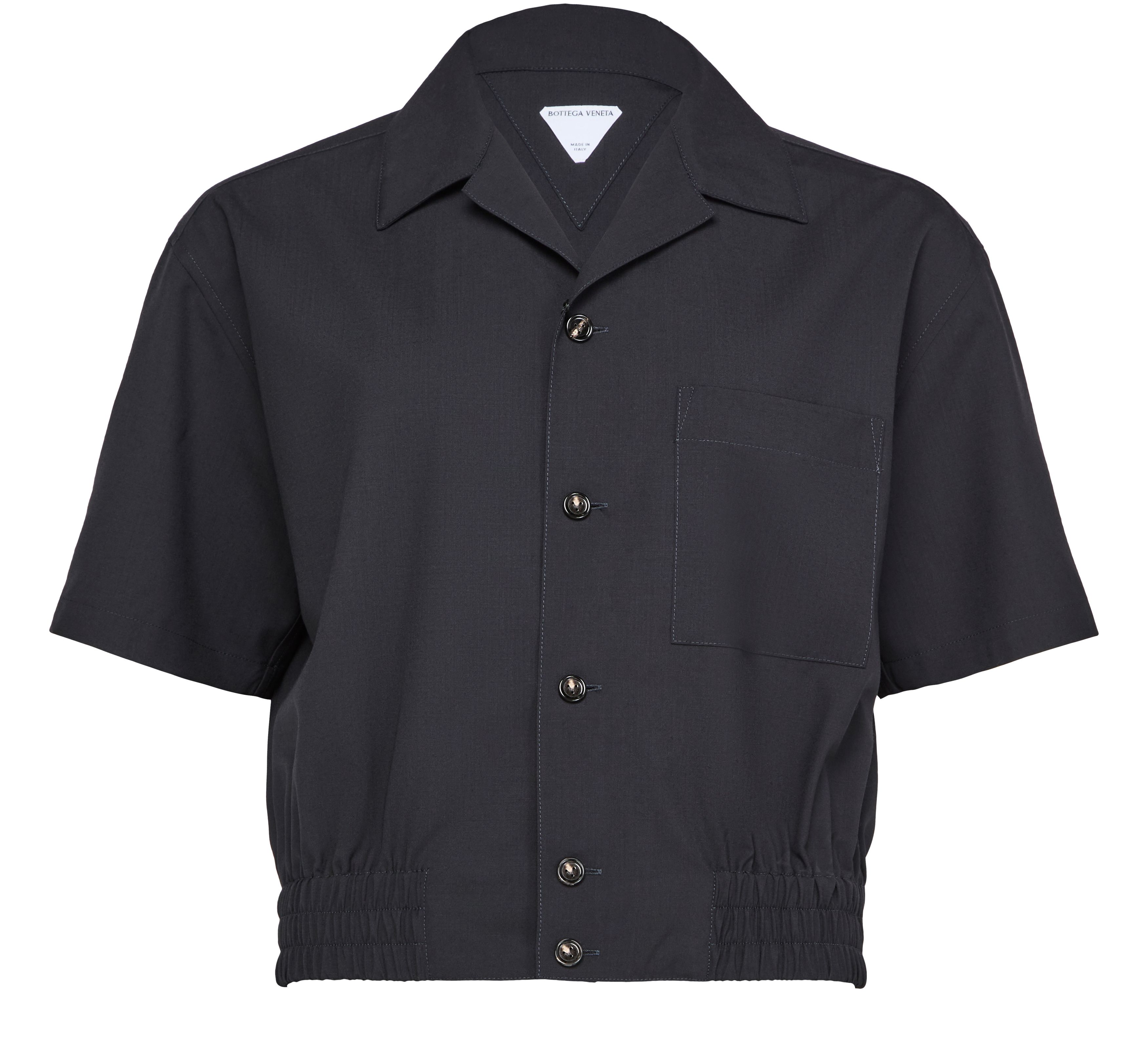 Wool broadcloth shirt