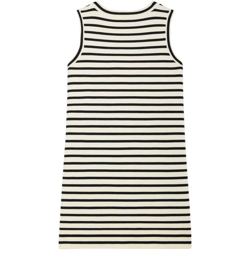 CELINE Triomphe marinière mini dress in wool