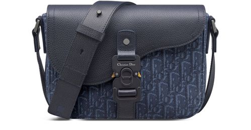 DIOR Kleine Saddle Messenger Tasche mit Umschlagklappe