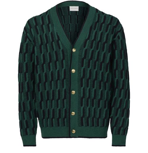 DROLE DE MONSIEUR The Cable-knit cardigan