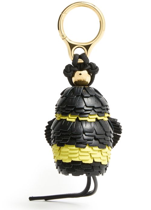 LOEWE Classic calfskin honey bee bag charm