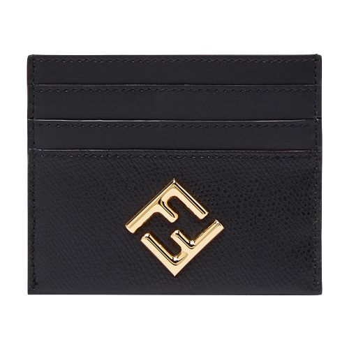 Fendi Ff Diamonds Card Case In Noir