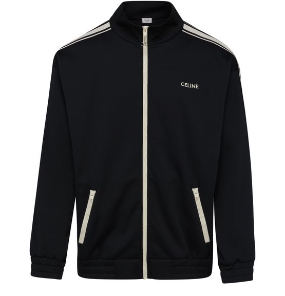 Tracksuit jacket in double face jersey - CELINE