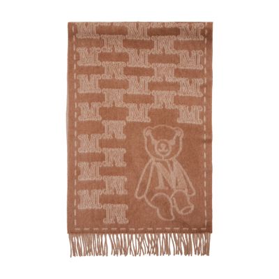 Max Mara Wsteddy Scarf In Brown