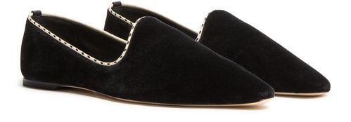 TOTEME Velvet venetian slippers