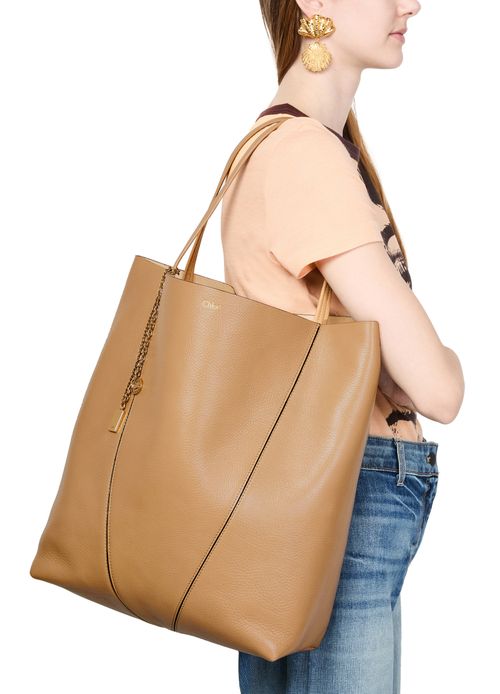 CHLOE Chloe Spin grained leather tote bag