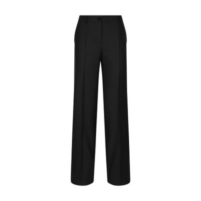 Dolce & Gabbana Casual Pants With Belt Loops In Black