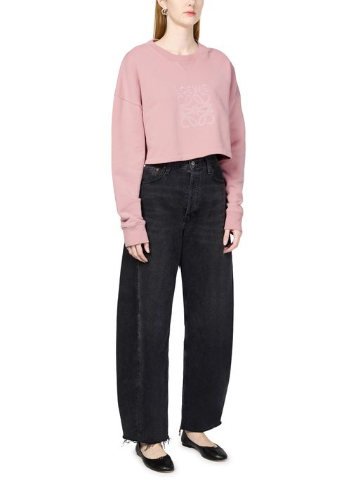 LOEWE Kurzes Sweatshirt aus Baumwolle