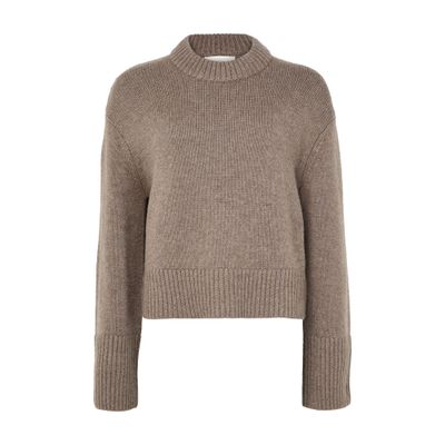Lisa Yang Sony Cashmere Round-neck Sweater In Gray