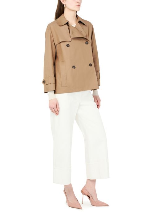 MAX MARA Zeno short trench coat - THE CUBE