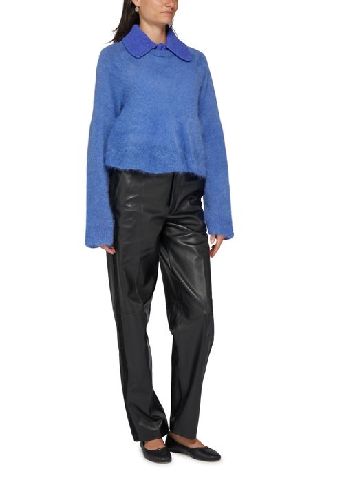LOEWE Mohair and wool polo sweater