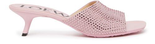 LOEWE Strass heeled mules