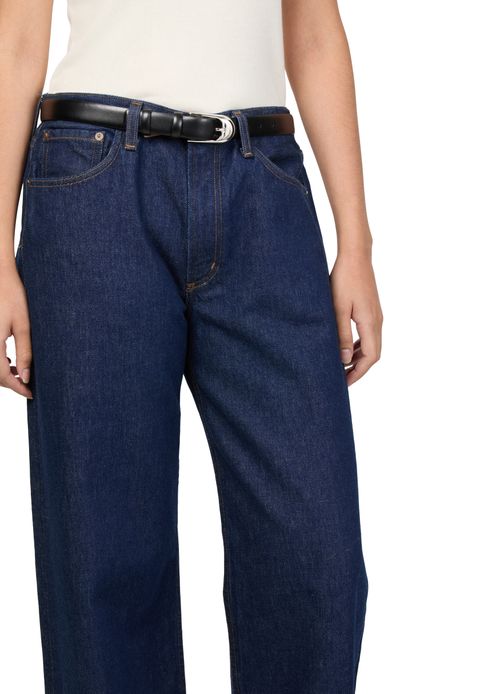 KHAITE Dome leather belt