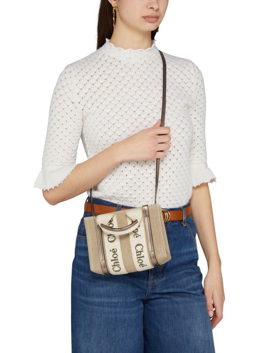 CHLOE Woody mini tote bag