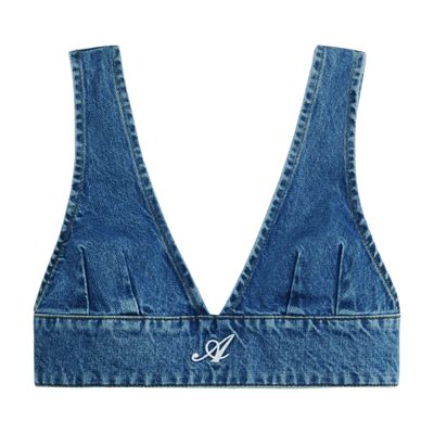 Axel Arigato Navy Jules Denim Tank Top In Blue