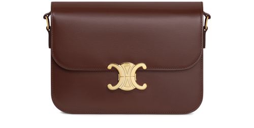 CELINE Sac Triomphe moyen modèle veau satiné