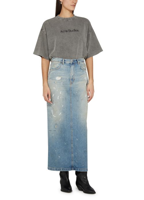 ACNE STUDIOS Jupe longue en denim
