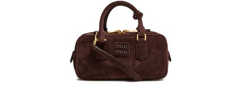 MIU MIU Arcadie suede bag