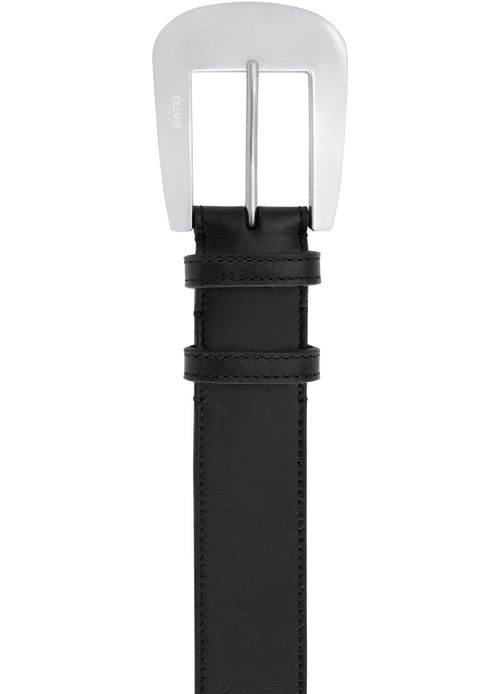CELINE Ceinture large en veau vieilli Marco
