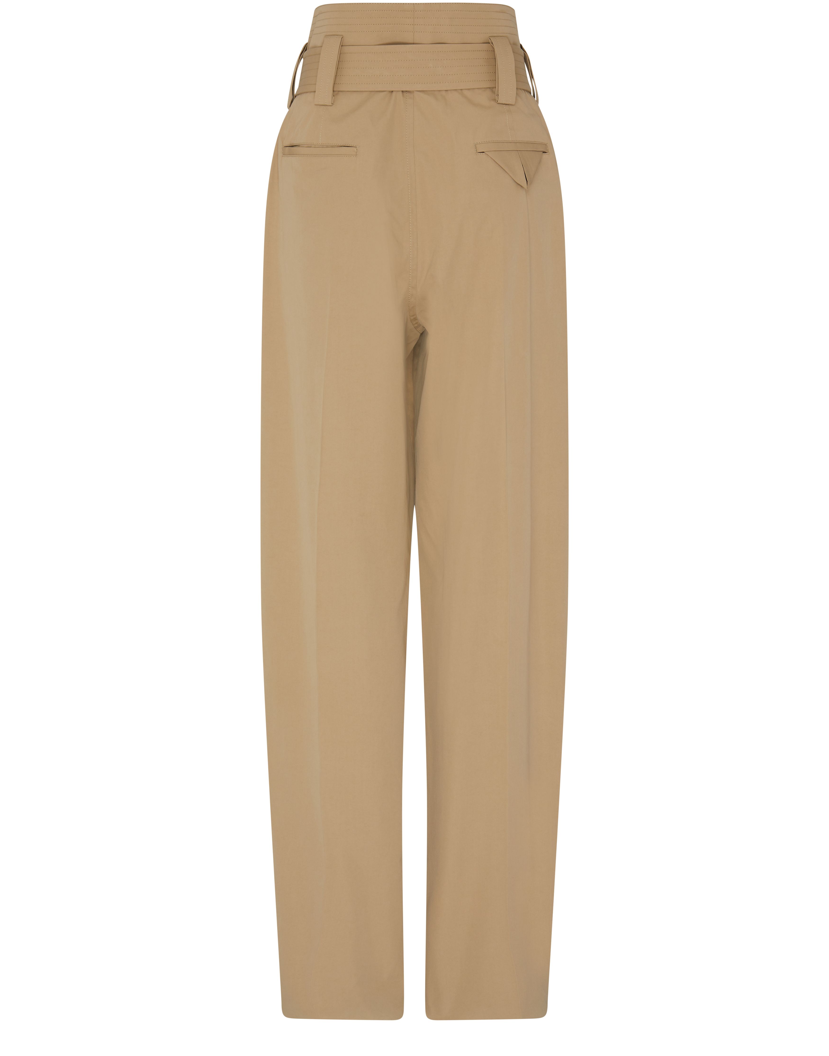 Belted cotton pants thumbnail 3