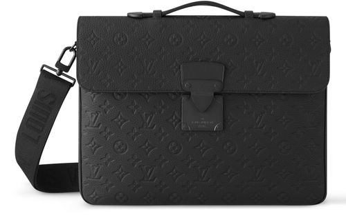 LOUIS VUITTON S Lock Briefcase