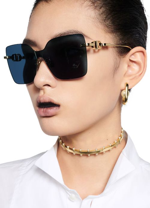 DIOR Lunettes de soleil carrées CD Chain M1U
