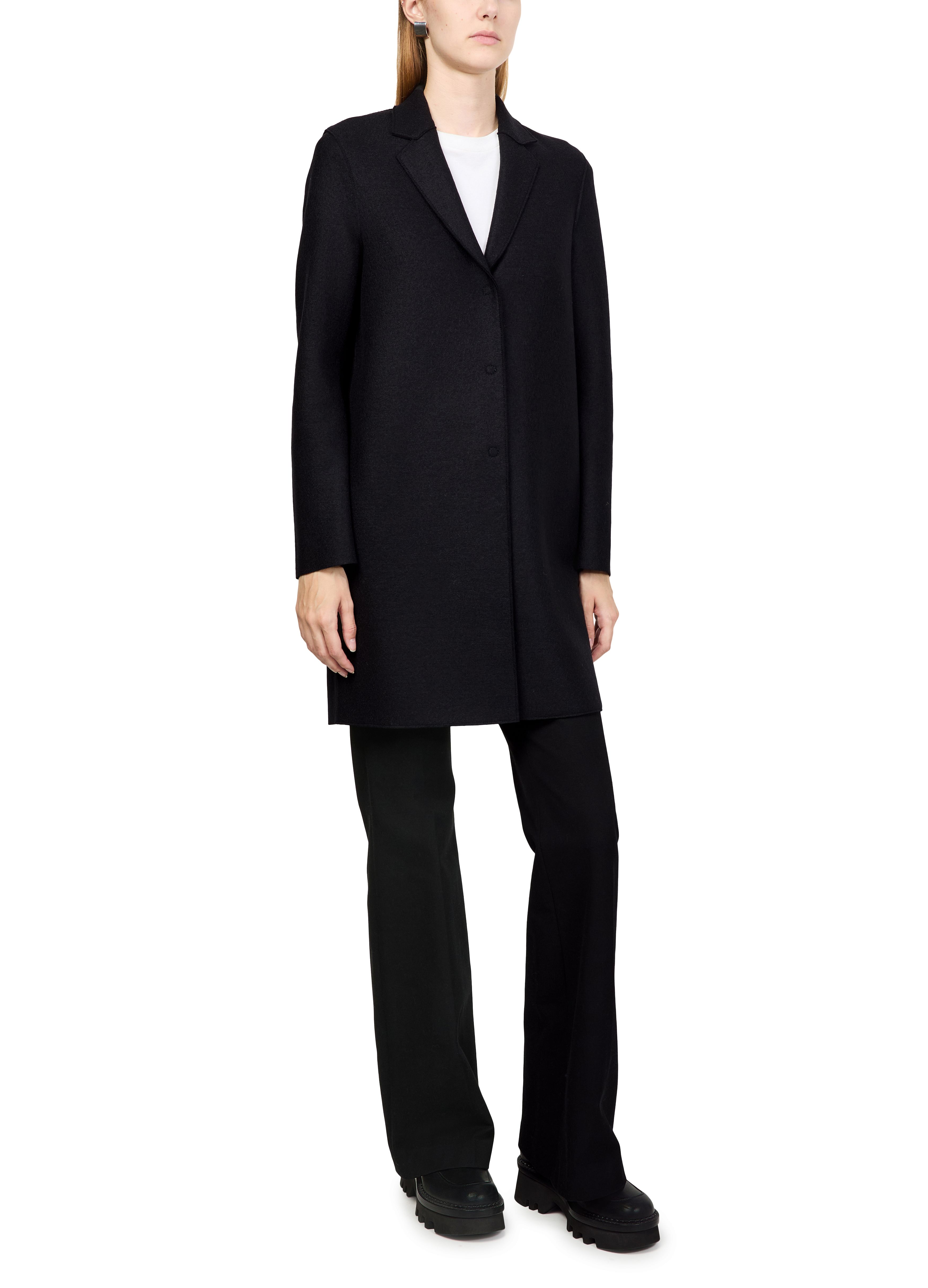 Cocoon pressed wool coat thumbnail 6