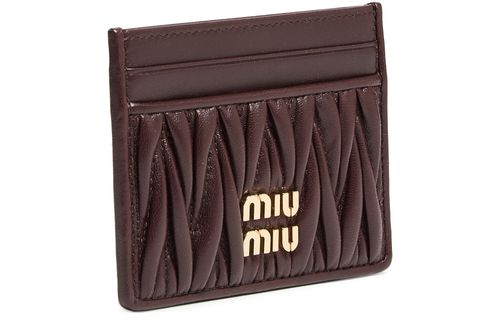 MIU MIU Quilted leather cardholder
