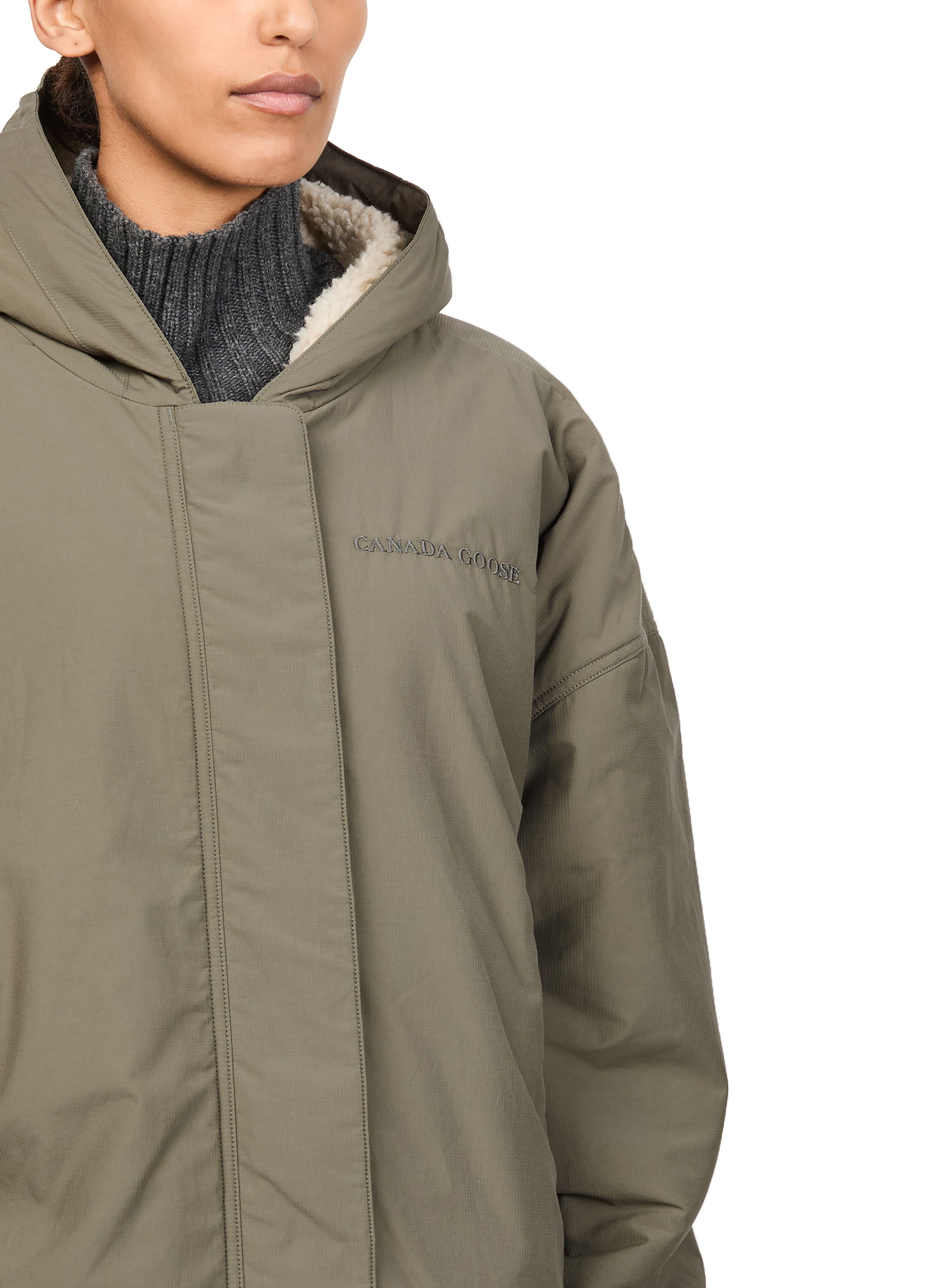 Alberni reversible fleece aviator jacket thumbnail 4