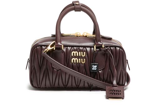 MIU MIU Sac Arcadie en cuir nappa matelassé