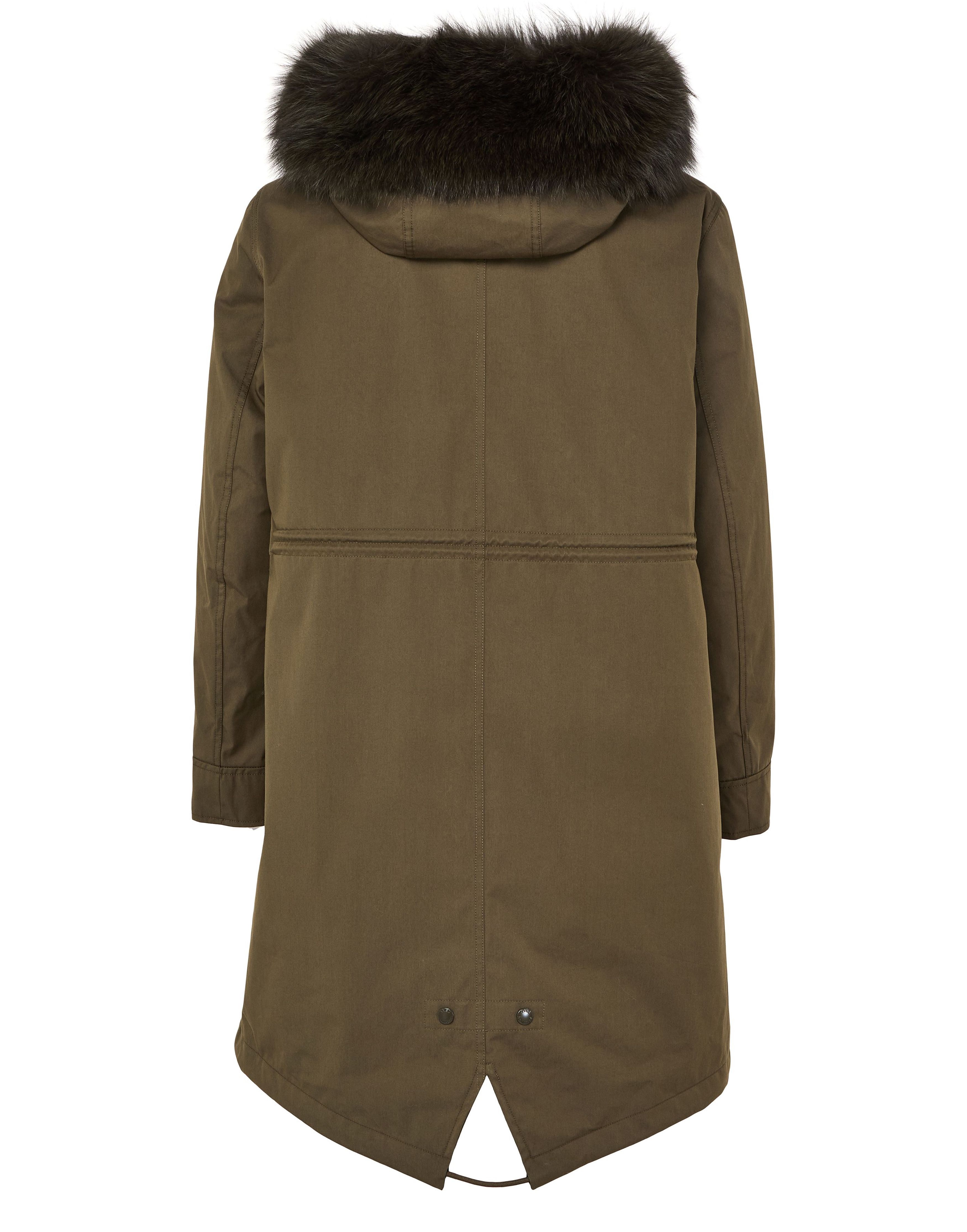 Cotton parka with a hood thumbnail 3