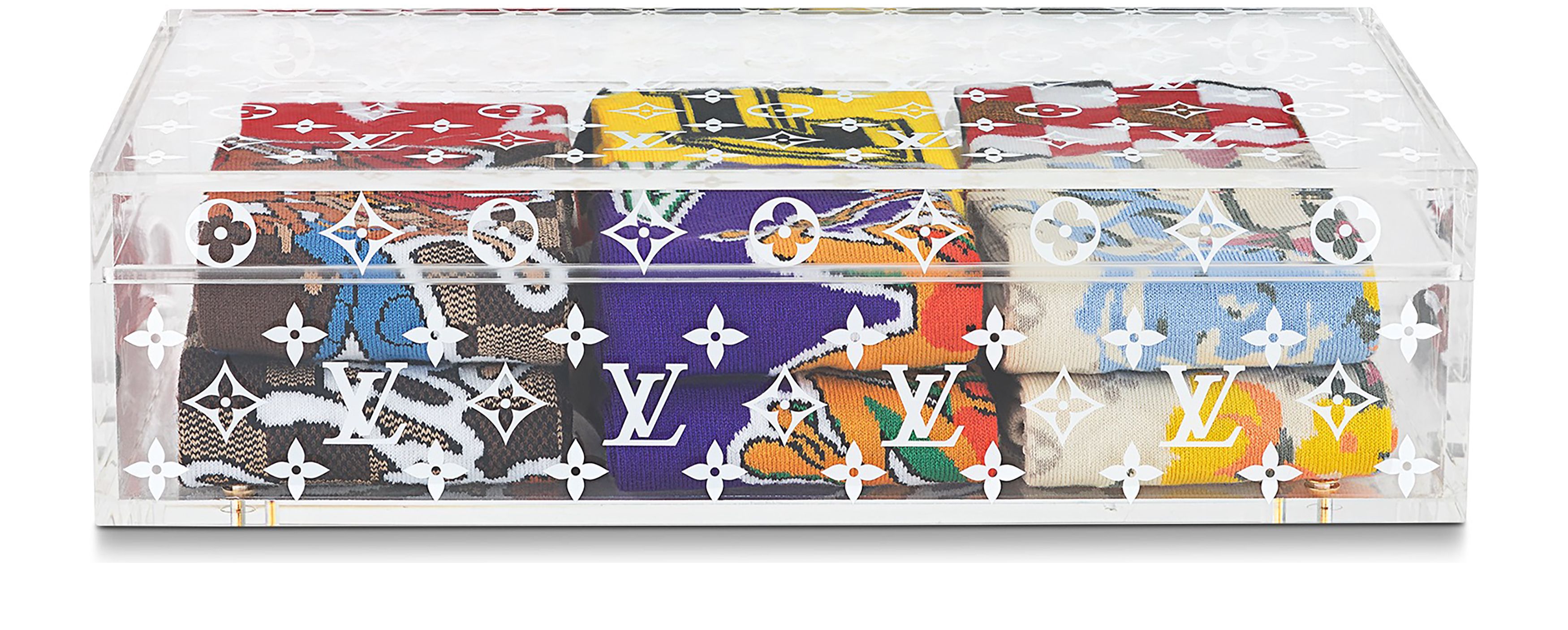 LV Archives Set Of 6 Socks