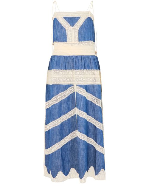 ZIMMERMANN Awaken denim négligée dress