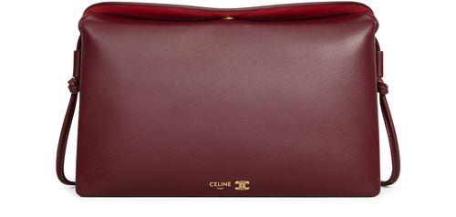 CELINE Trio flap aus glattem lammleder
