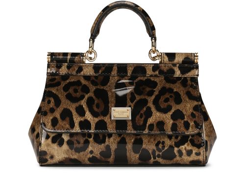 Women's Small Sicily Bag In Dauphine Leather by Dolce & Gabbana