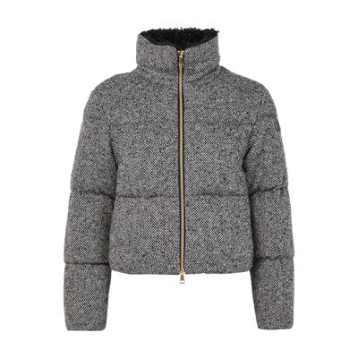 Moncler Zip-up Bomber Jacket In Gray