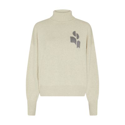 Isabel Marant Étoile Nash Turtleneck Sweater In Grey