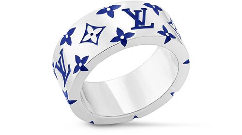 LOUIS VUITTON Bague LV Mosaic