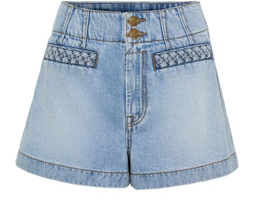 ZIMMERMANN Lucky denim shorts